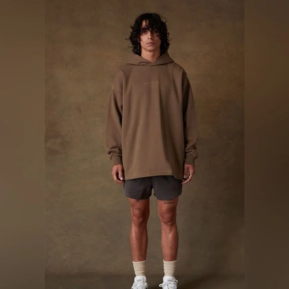 ESSENTIALS Fear of God Wood Relaxed Hoodie